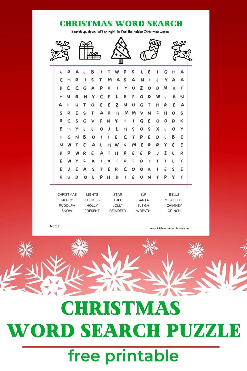 fun and free christmas word search game printable