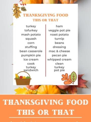 thanksgiving this or that printable and instagram template pin image