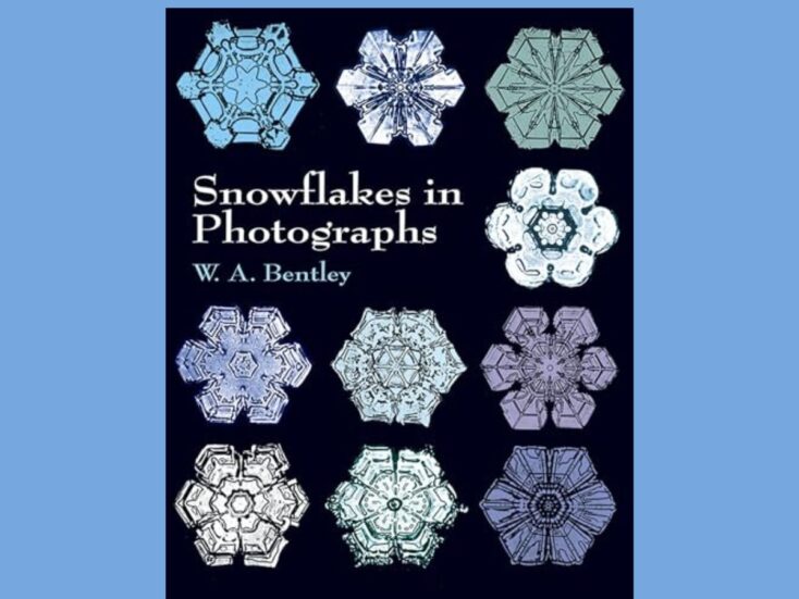 snowflakes in photographs book cover