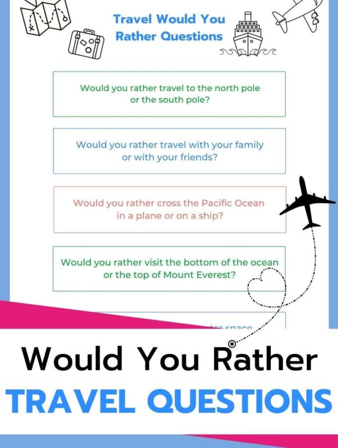 would you rather travel questions printable with title