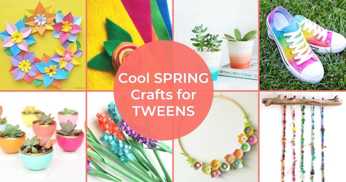 cool spring crafts for tweens to make collage social