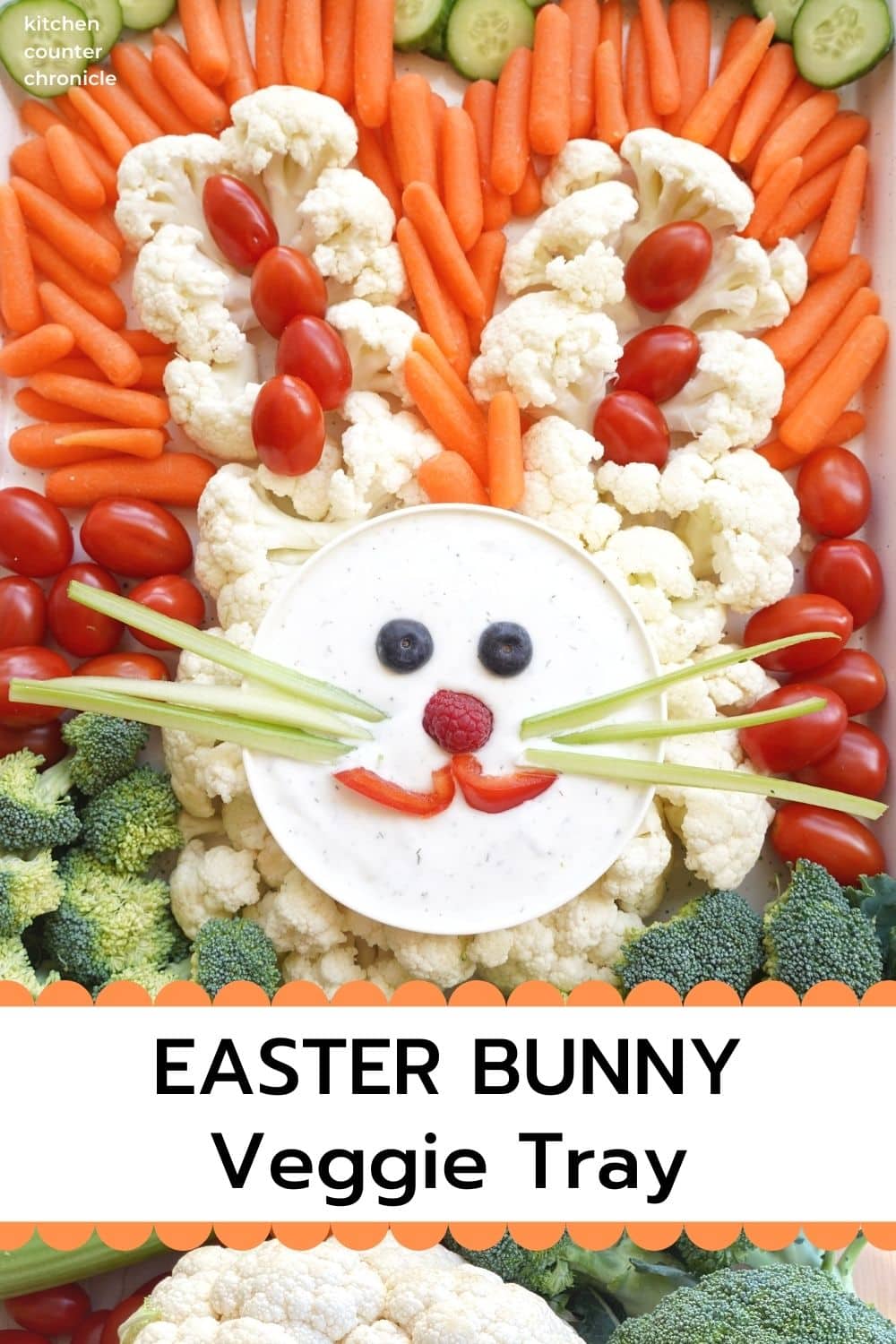 Easter Bunny Fruit Tray - The Tasty Travelers