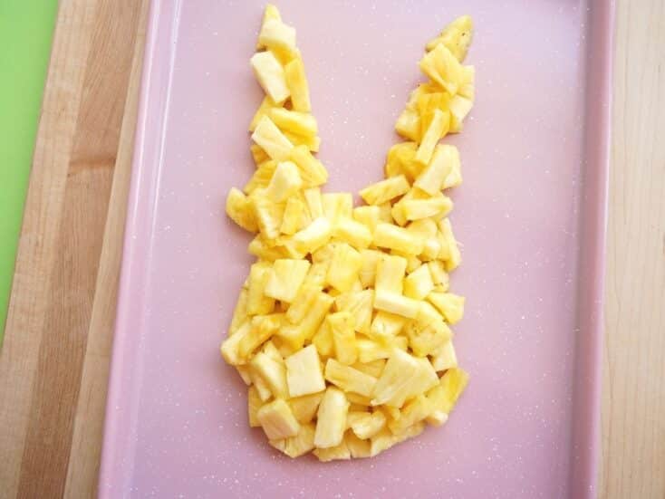 How to Make an Easter Bunny Fruit Tray