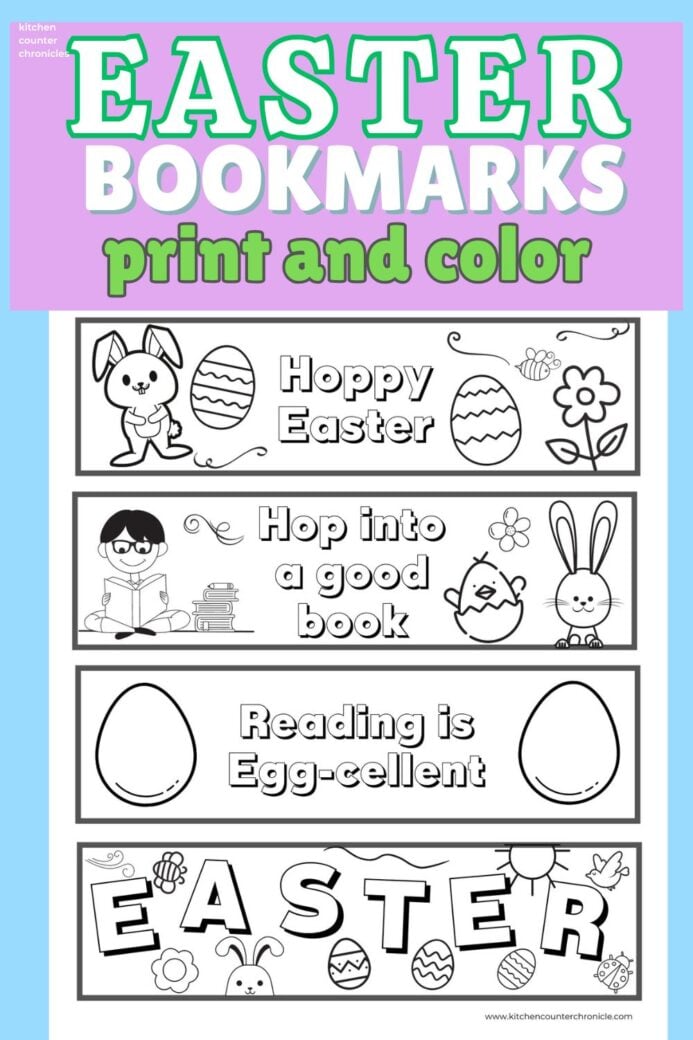 sheet of printable easter bookmarks to color (1)