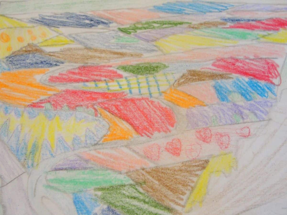 david hockney inspired landscape art by tween