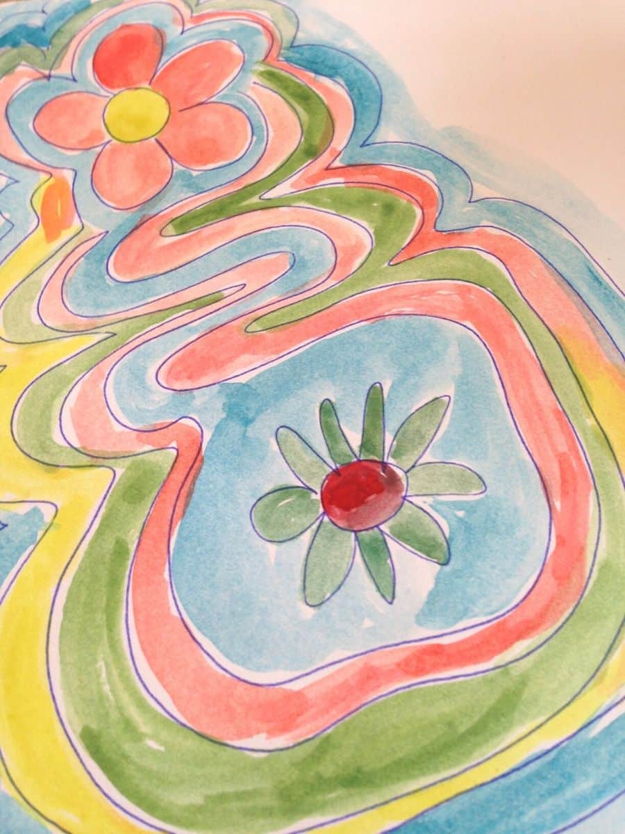 paul galdone isnpired watercolor painting by tween