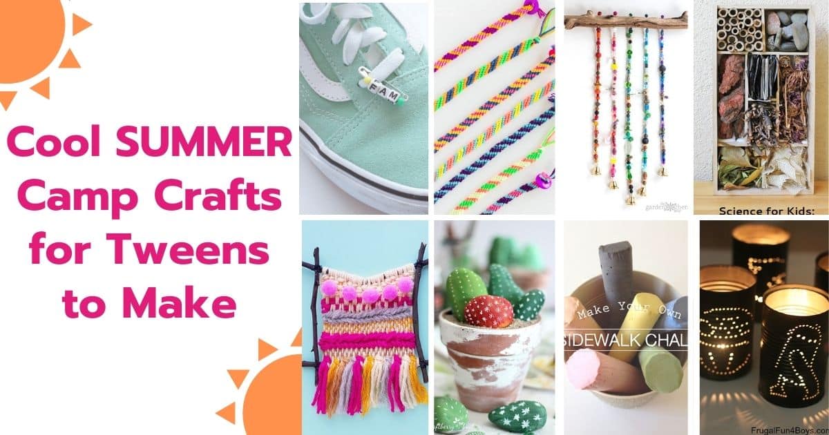 summer camp crafts for tweens