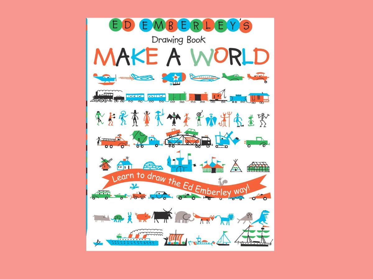 ed emberly make a world book cover