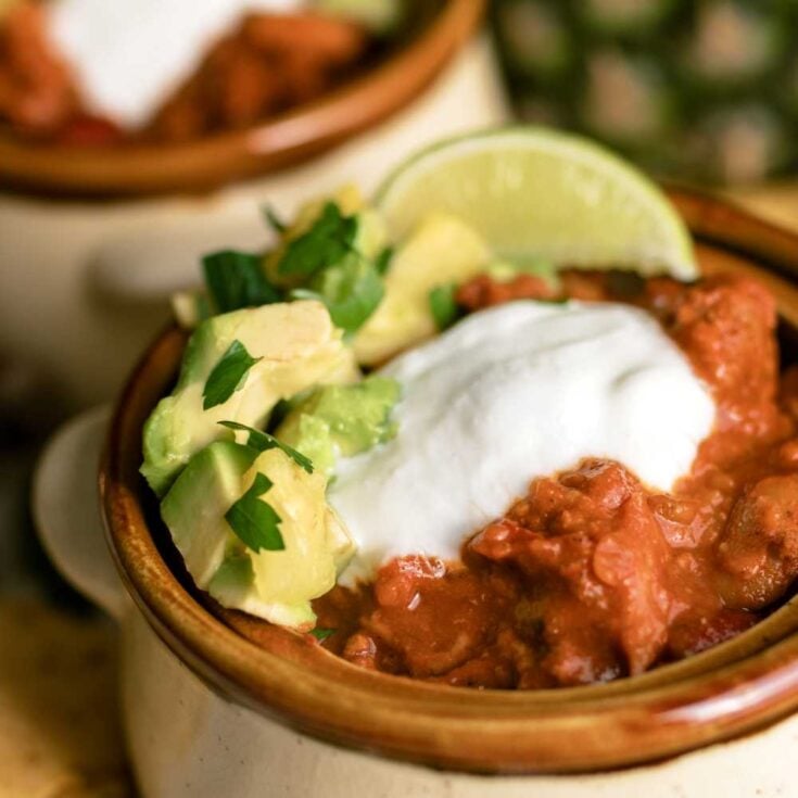 bowl of Pineapple-Cinnamon-Chili