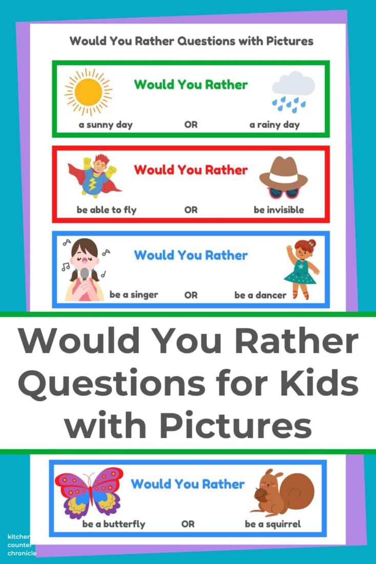 Would you rather questions you can print or scroll through on your phone!