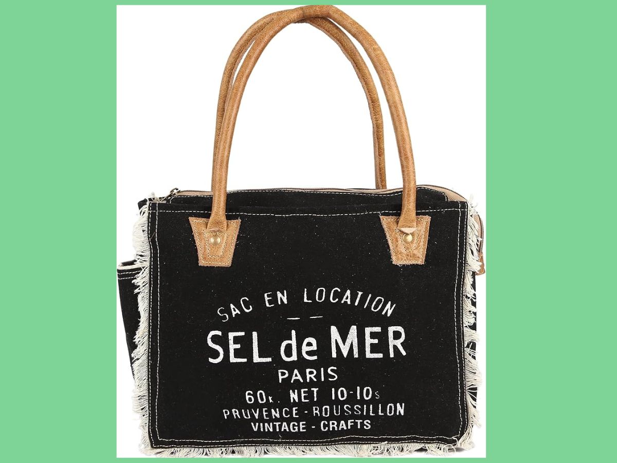 sel de mer recycled leather crossbody bag