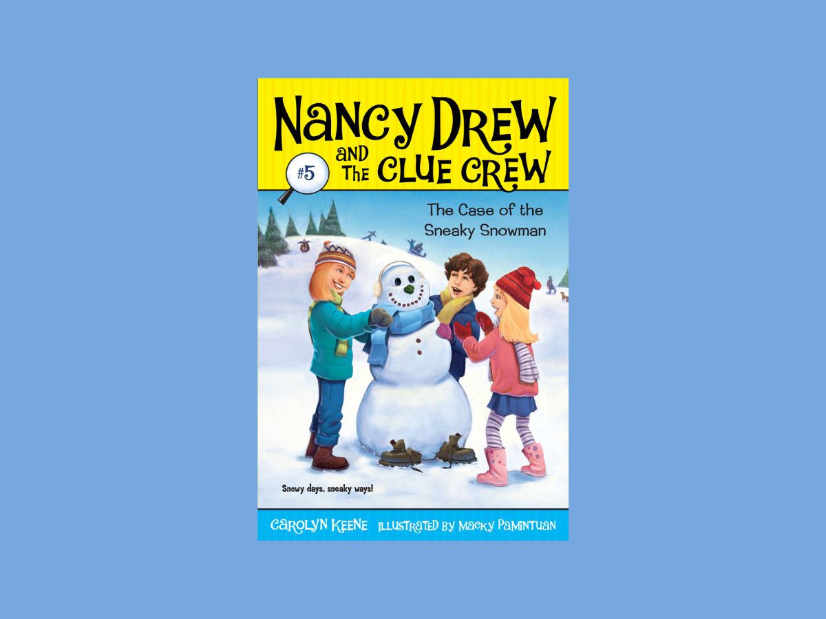 nancy drew the case of the sneaky snowman book cover