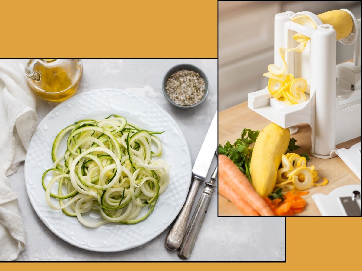 Brieftons 7-Blade Vegetable Spiralizer: Strongest-Heaviest Spiral Slicer