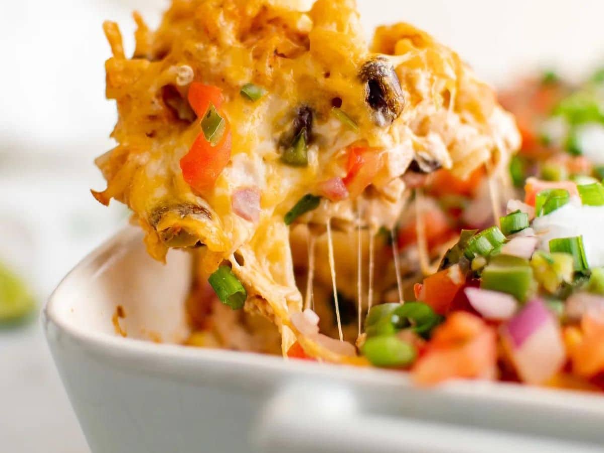 fiesta chicken casserole dish