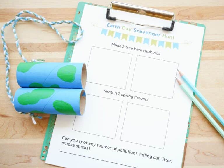 Earth Day Toilet Paper Roll Binoculars