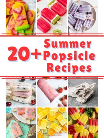 featured image for summer popsicle recipes post