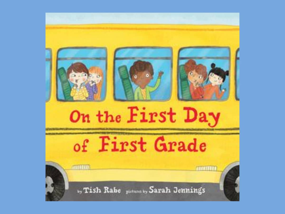 on the first day of kindergarten book cover