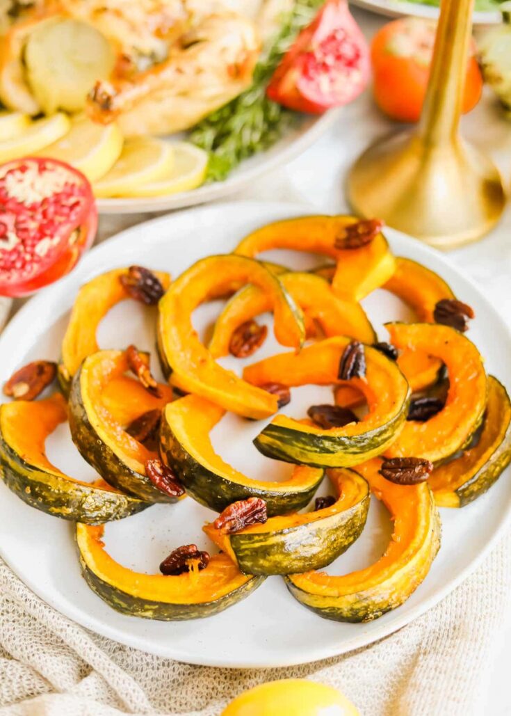 Maple Roasted Kabocha Squash Japanese Pumpkin