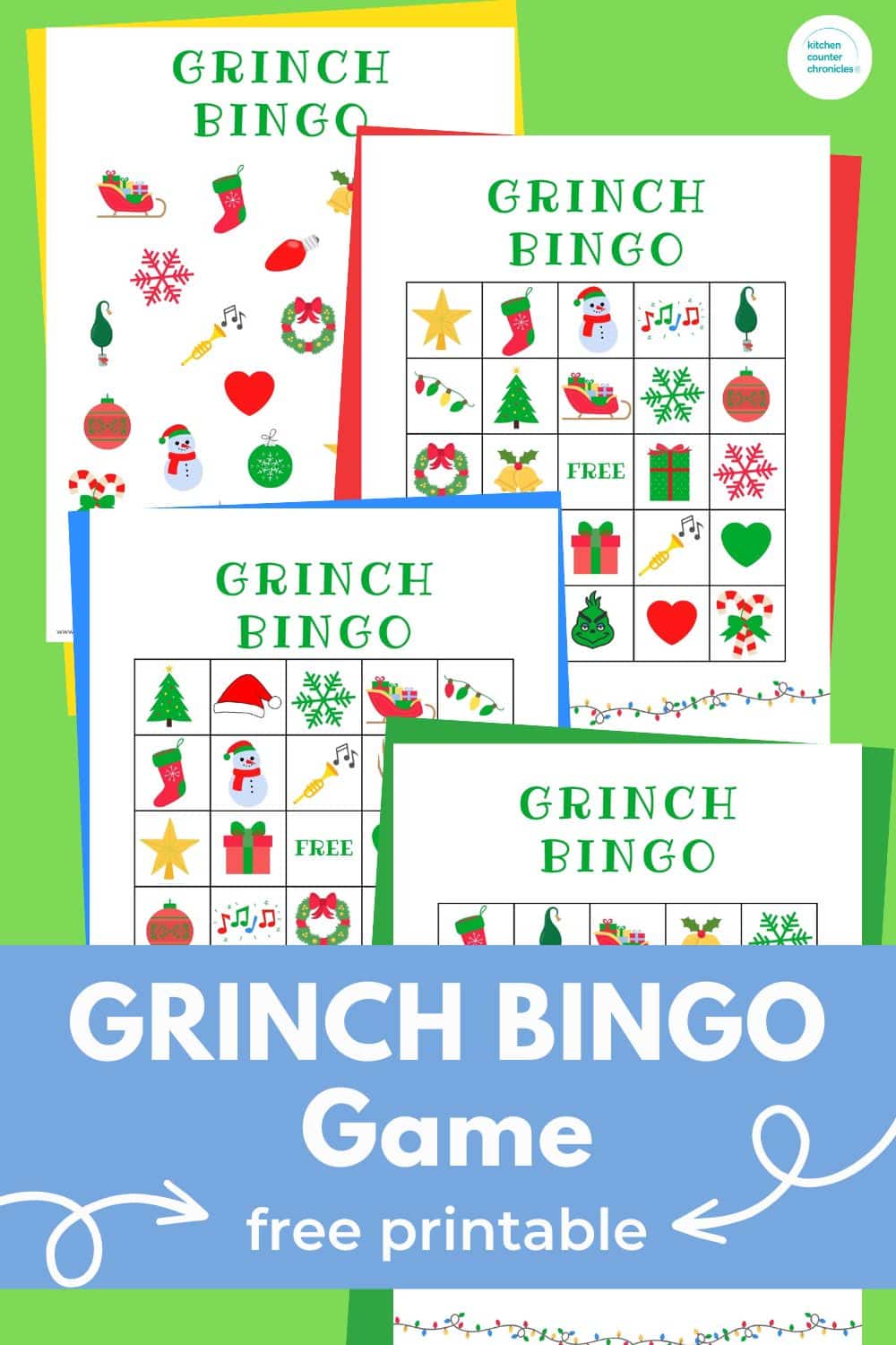 Christmas Bingo Game  Cut and Paste Activities Bingo Template