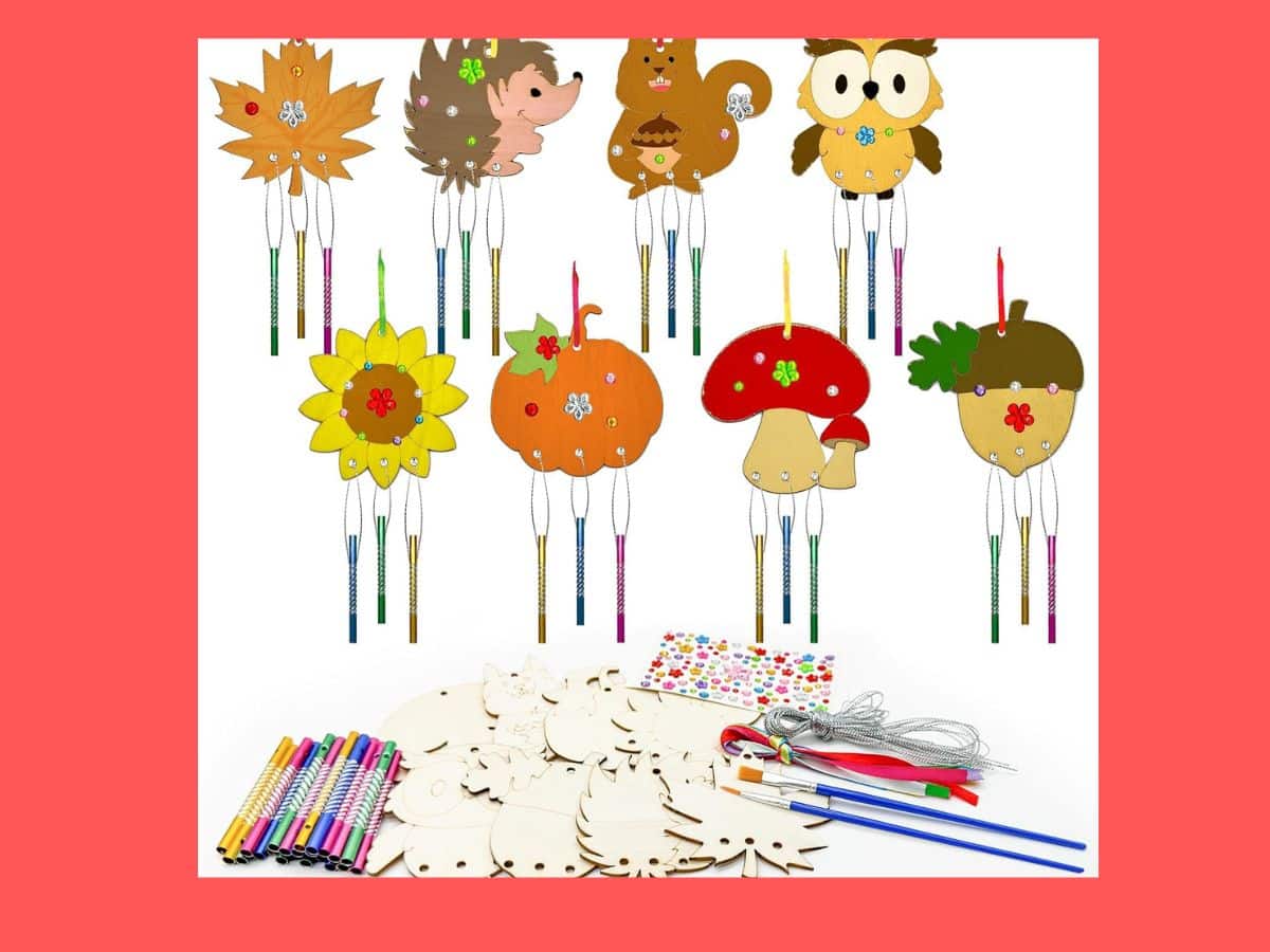 thanksgiving windchime craft kit amazon