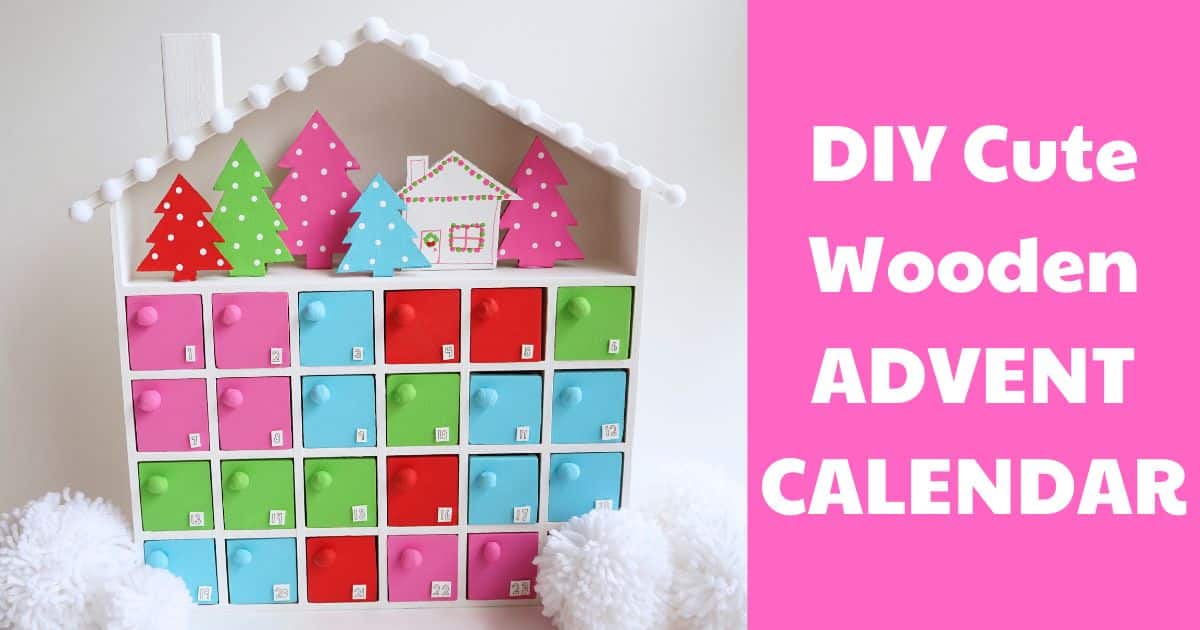 cute diy wooden advent calendar