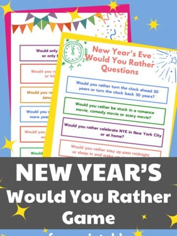 new years eve would you rather questions and game pin image