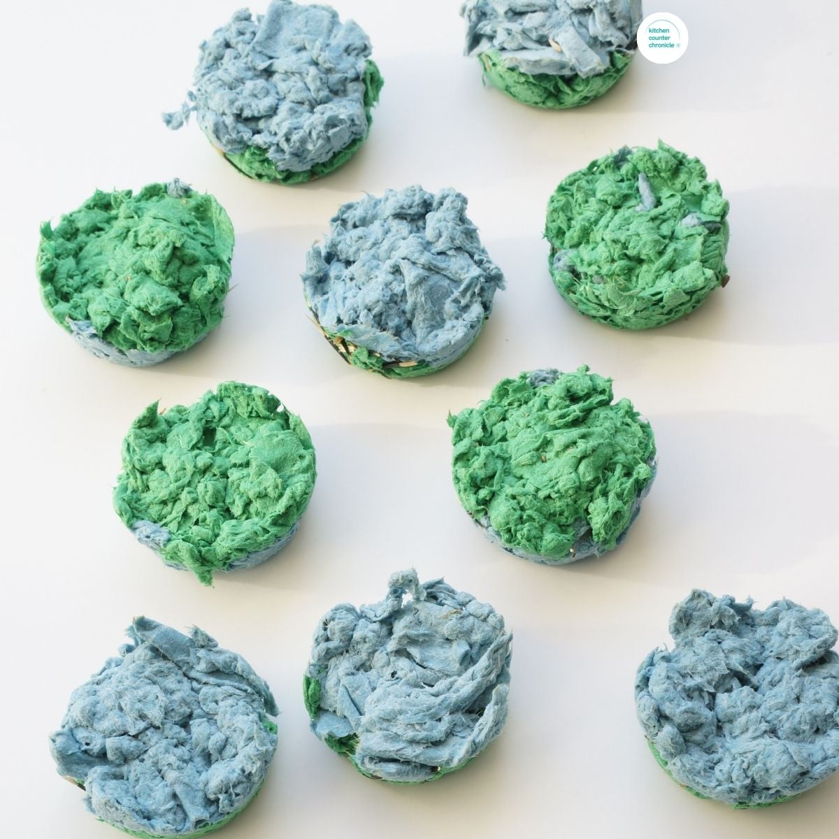 close up of earth day wildflower seed bombs