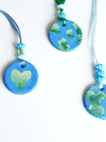 close up of salt dough earth necklaces featured image