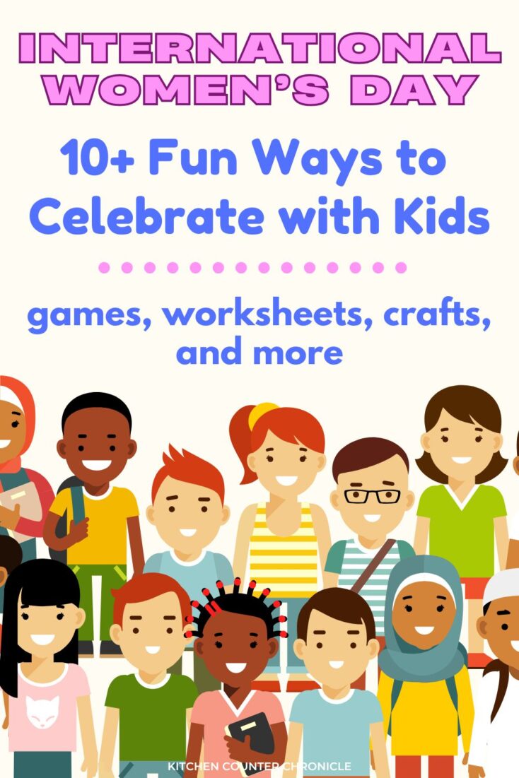 international women's day activities for kids of all ages new pin 2025