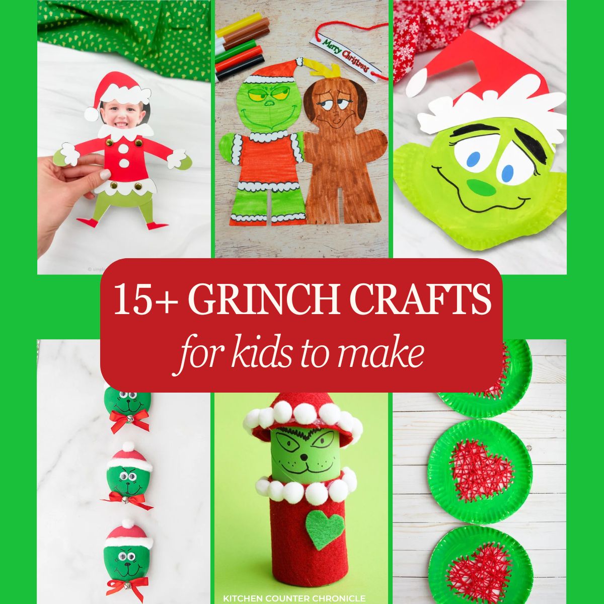 15+ Creative Grinch Craft Ideas for Kids