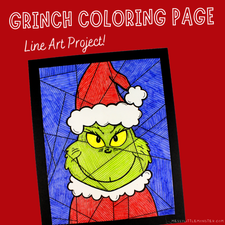 grinch coloring page