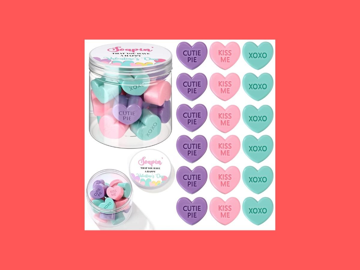 conversation hearts valentine soaps