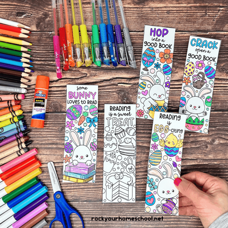 3 printable easter bookmarks