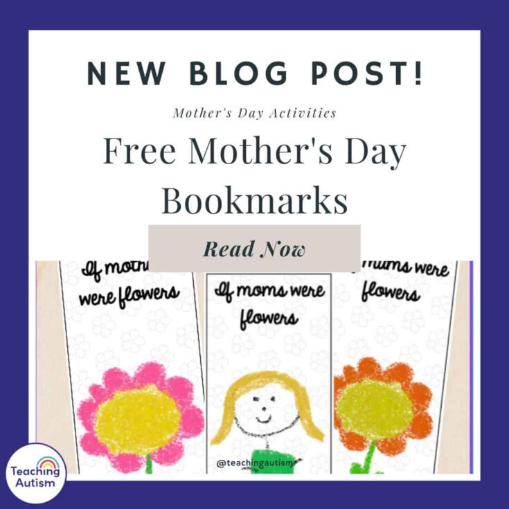 free mother's day bookmarks colored in
