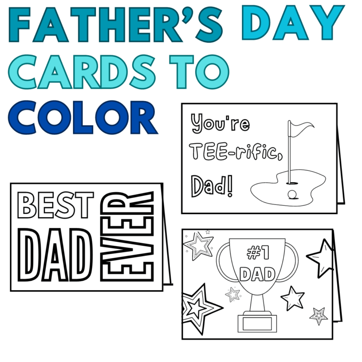 father's day cards to color